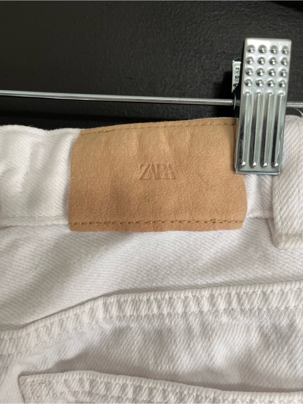 ZARA White Denim Wide Leg Jeans Girls Pants Sz 11/12 (fits women’s Sz 2) EUC - Picture 3 of 7